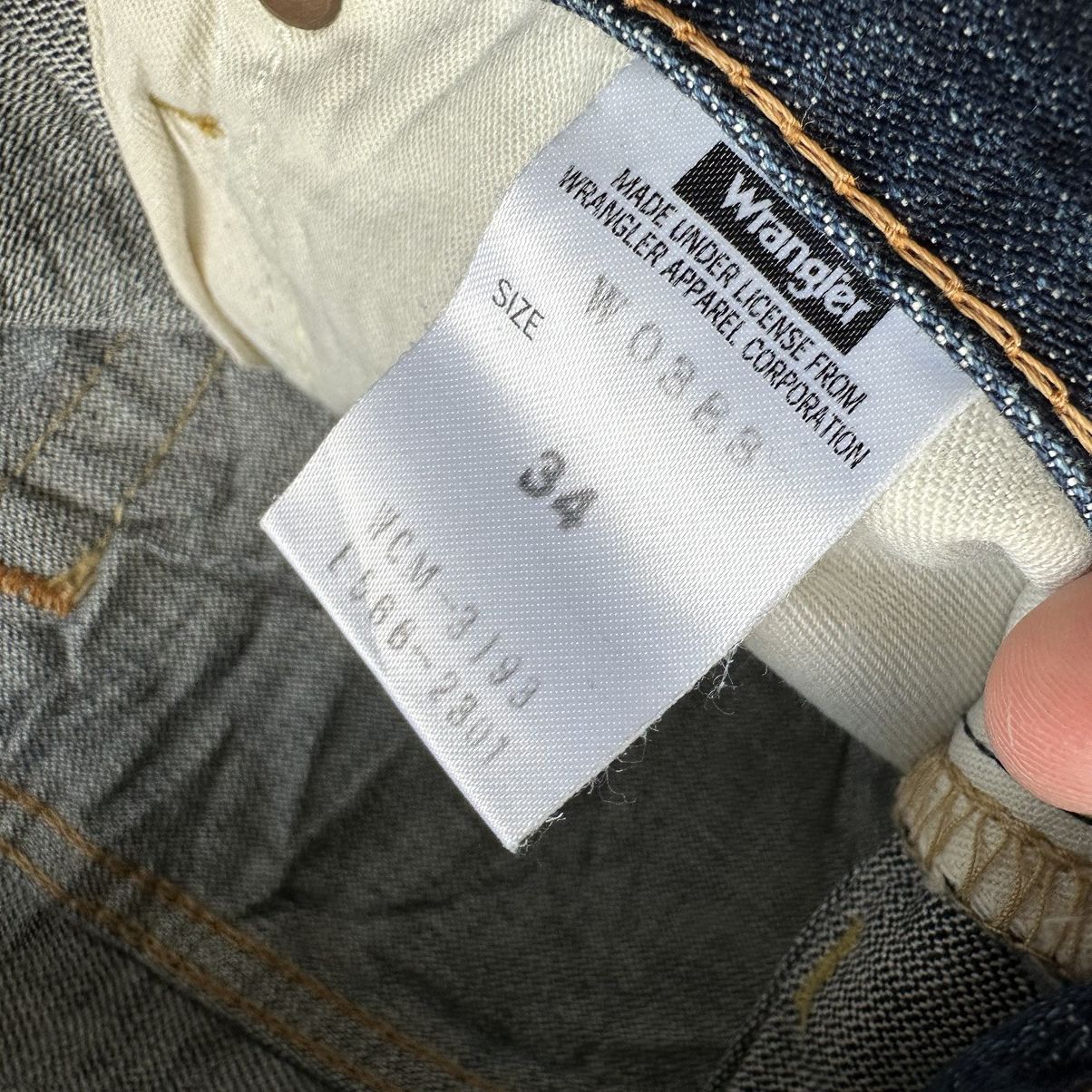 Japanese Brand Vintage Wrangler Distressed Jean Faded Denim Pant W34 Size US 34 / EU 50 - 8 Thumbnail