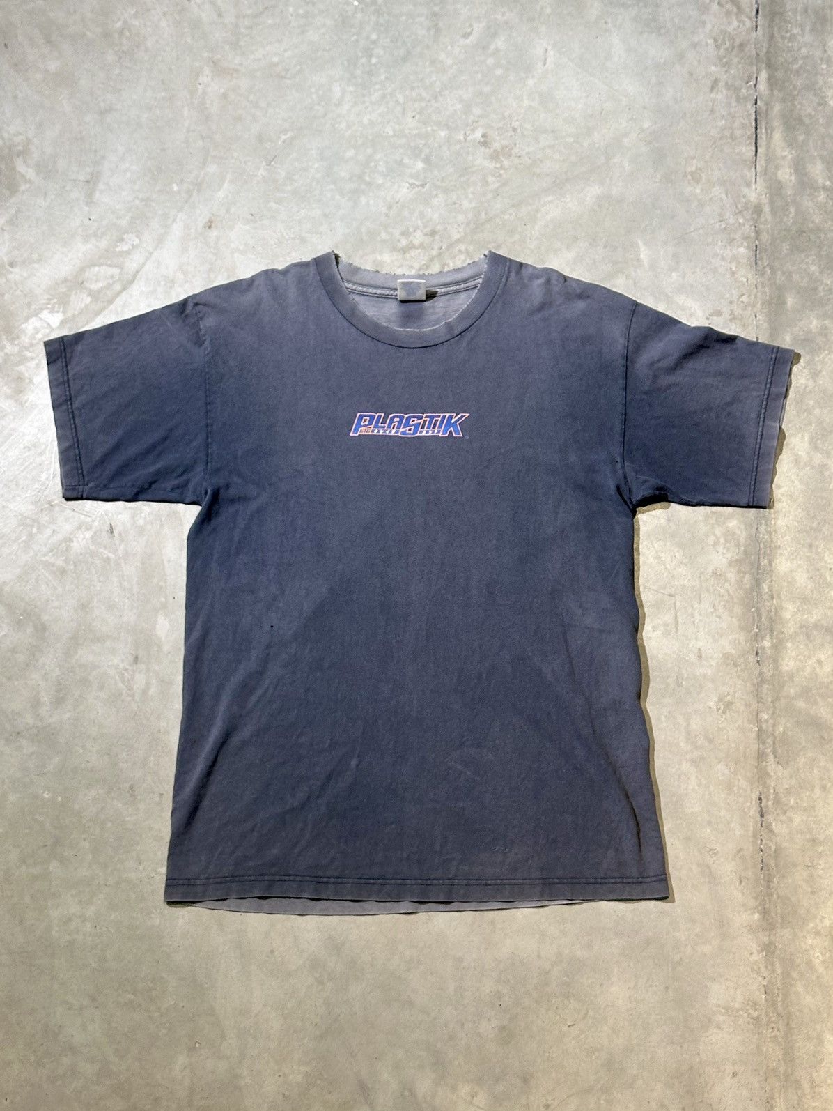 Anime 90s Plastik faded tee Size US L / EU 52-54 / 3 - 3 Thumbnail