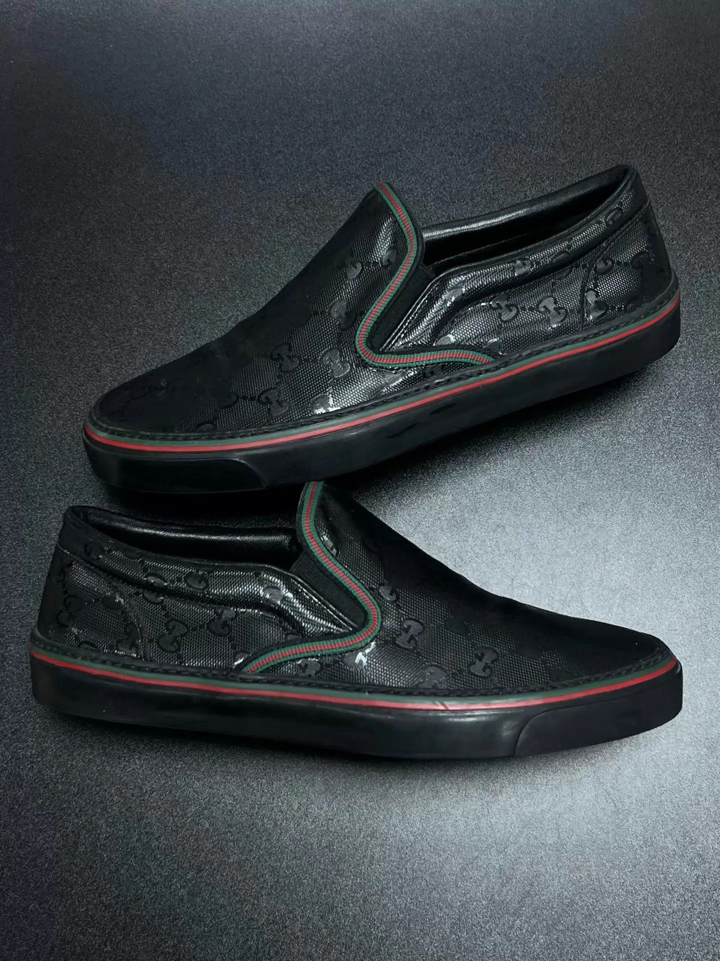 Gucci GUCCI Tennis 1977 Black Sneakers 40 Size US 7 / EU 40 - 5 Thumbnail