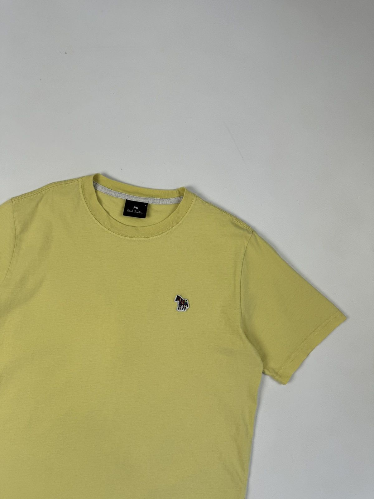 Paul Smith PAUL SMITH Zebra Logo Yellow Organic Cotton T-Shirt Size US M / EU 48-50 / 2 - 1 Thumbnail