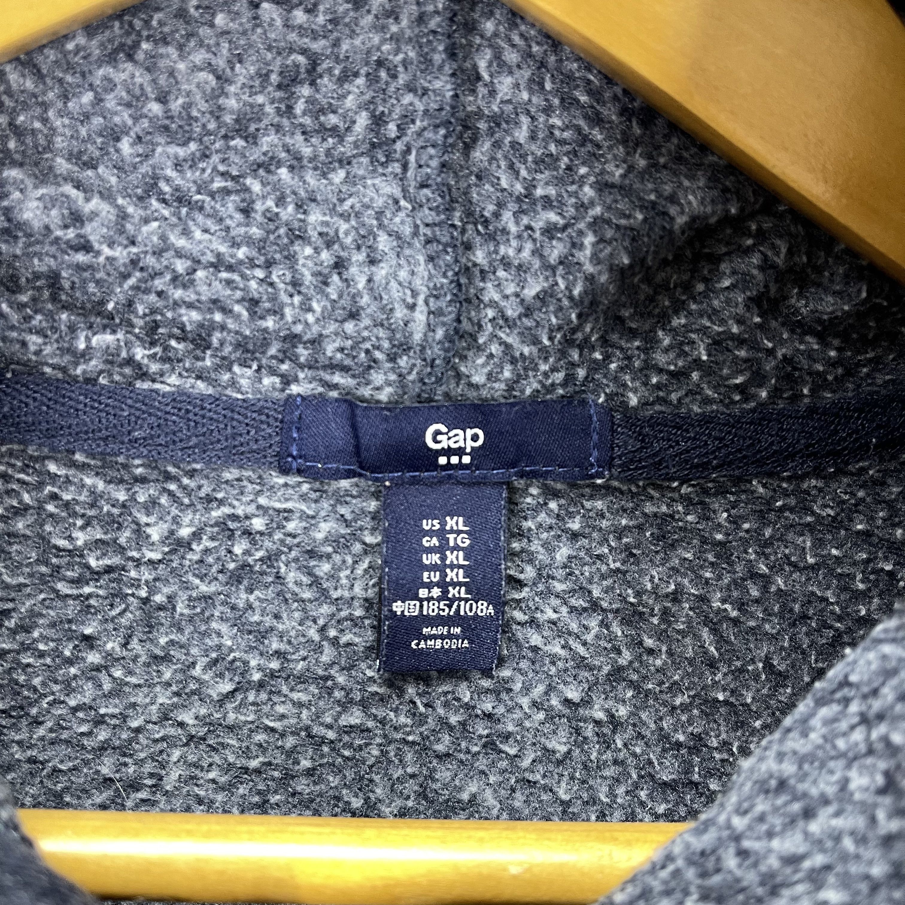 Gap GAP Zipper Hoodie #1380/AV Size US XL / EU 56 / 4 - 6 Thumbnail