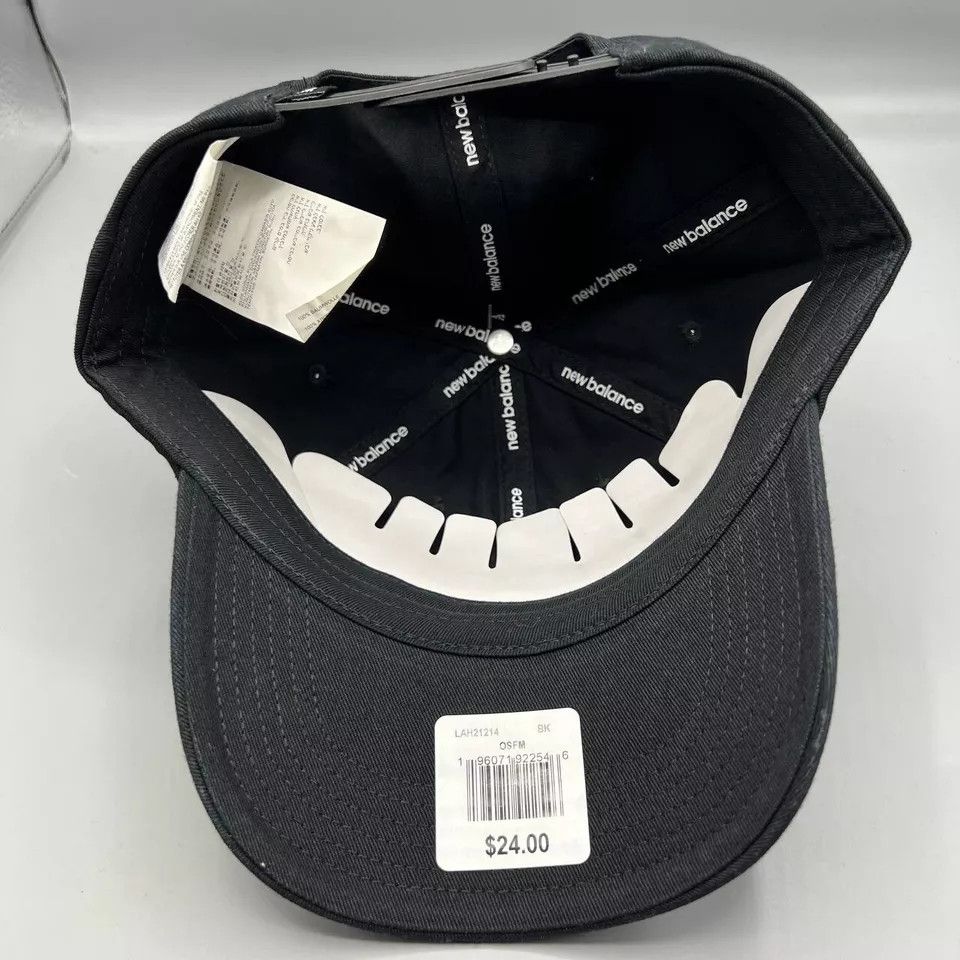 New Balance New Balance Logo Hat Men Black Snap Back Cap New Size ONE SIZE - 5 Thumbnail