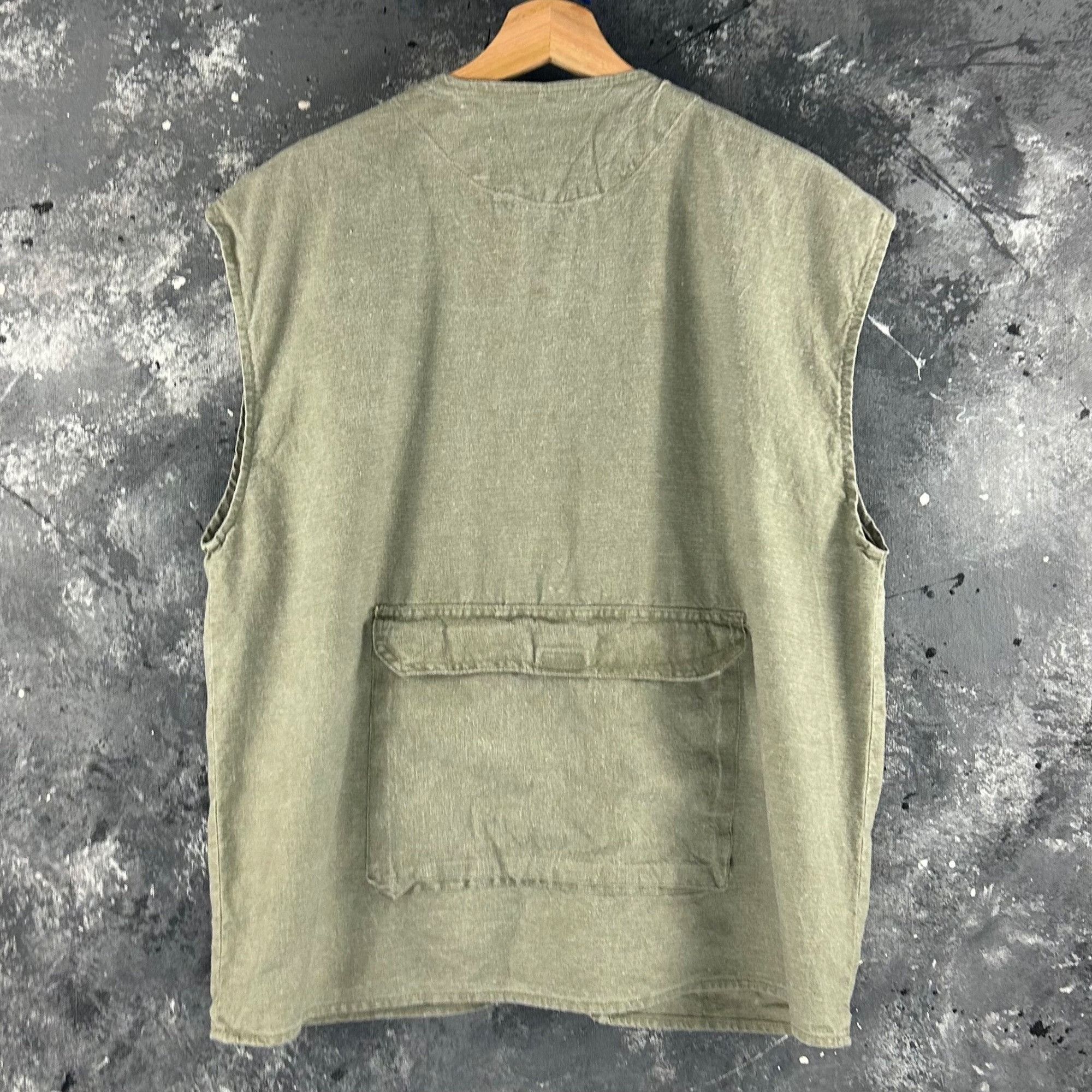 Vintage Vintage 90’s Protest Cargo vest Size US L / EU 52-54 / 3 - 2 Thumbnail