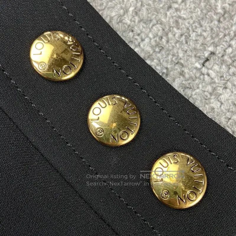 Louis Vuitton Louis Vuitton Black Wool Women's Skirt . Size 24" / US 00 / IT 34 - 3 Thumbnail