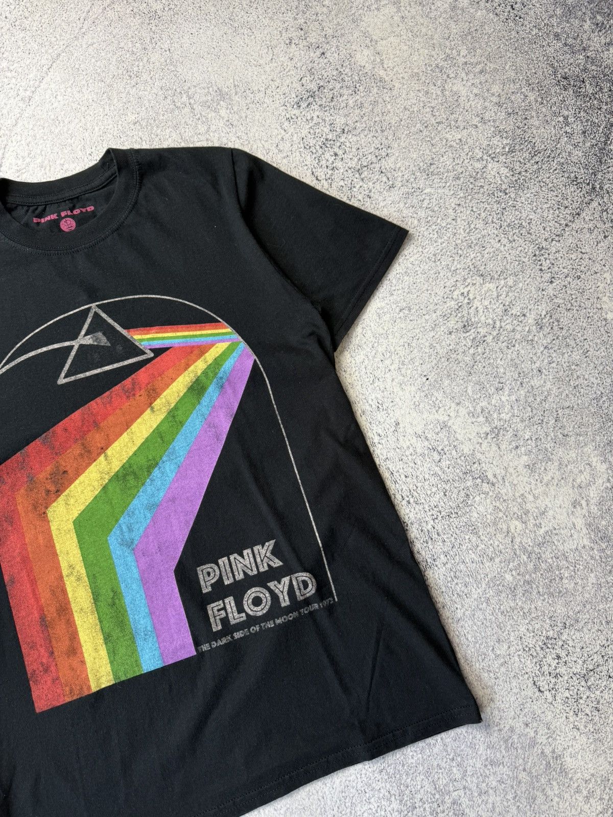 Band Tees Vintage Pink Floyd T-Shirts The Dark Side of the moon 1971s Size US S / EU 44-46 / 1 - 4 Thumbnail