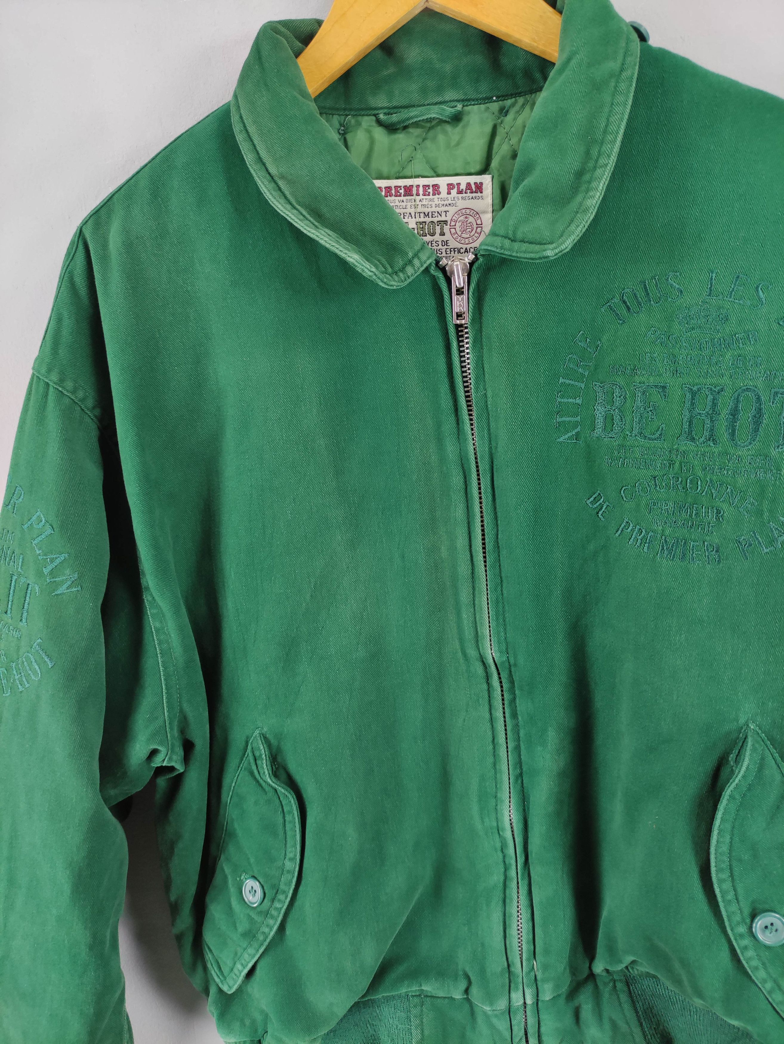 Japanese Brand Vintage Be-Hot Bomber Jacket Embroidered Logo Zipper Size US L / EU 52-54 / 3 - 2 Thumbnail