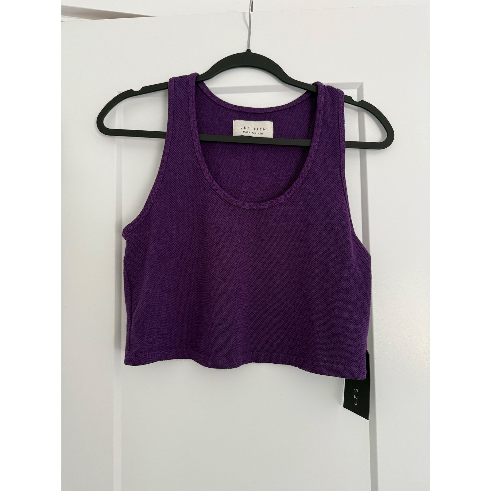 Les Tien $105 New Les Tien Purple Crop Tank - small Size S / US 4 / IT 40 - 1 Thumbnail