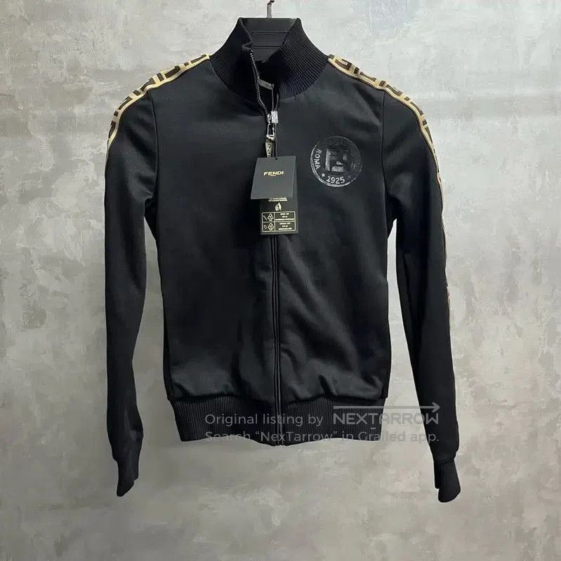 Fendi Fendi Black Cotton Men's Jacket . Size US M / EU 48-50 / 2 - 1 Thumbnail