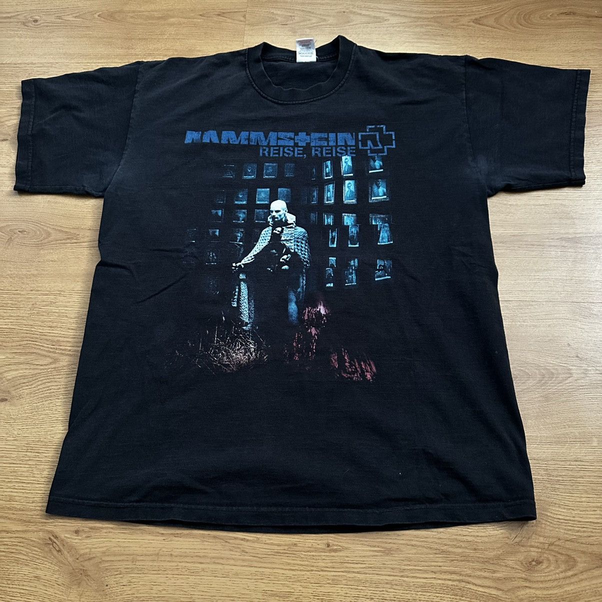 ラムシュタイン　REISE, REISE バンドtシャツ Vintage Rammstein Reise Reise Band Tee Shirt Metal Black
