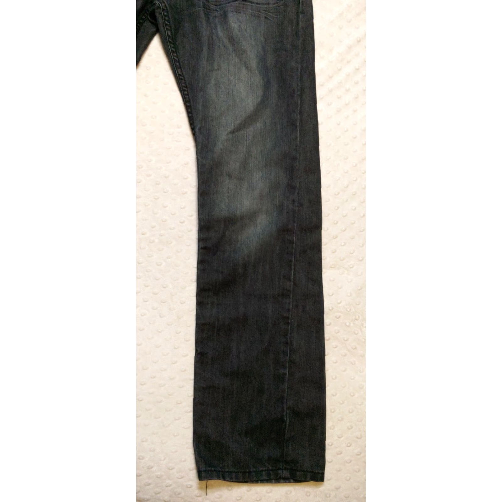 Vintage Monarchy Jeans Men 5-Pocket Denim Dark Wash Straight Blue Cotton Size 32 Vintage Regular Rise Mid 10-12 In Size US 32 / EU 48 - 2 Thumbnail