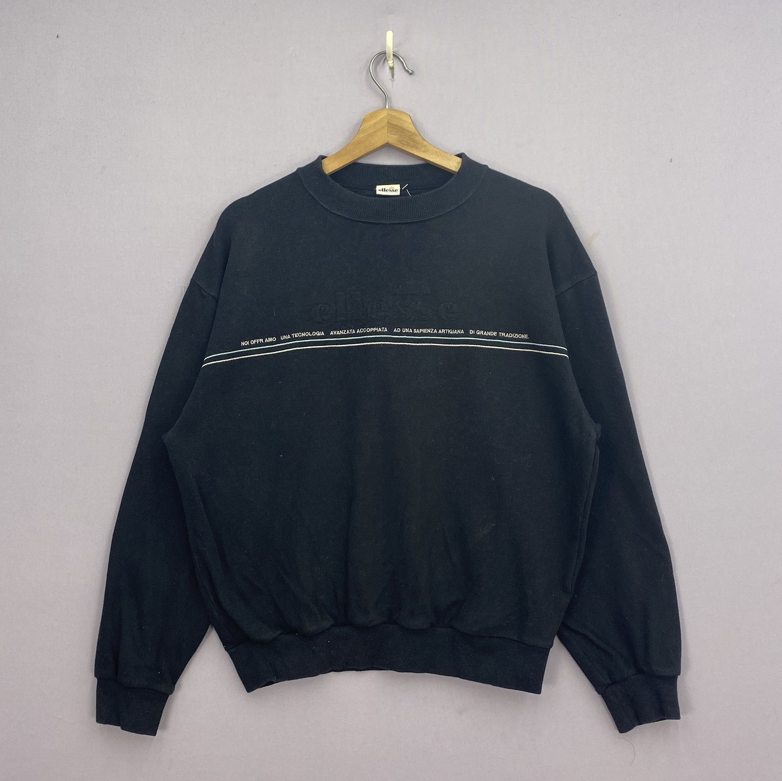 Ellesse Vintage Ellesse Sweater 90s Style Sweatshirt Jumper Size US M / EU 48-50 / 2 - 1 Thumbnail