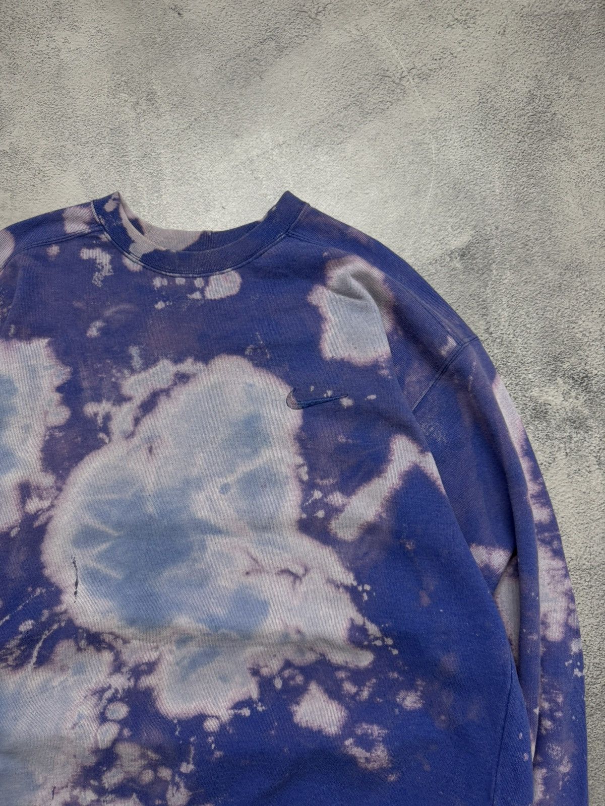 Nike Vintage Y2k Custom Nike Mini Swoosh Sweatshirt Faded 90’s Size US XL / EU 56 / 4 - 1 Thumbnail
