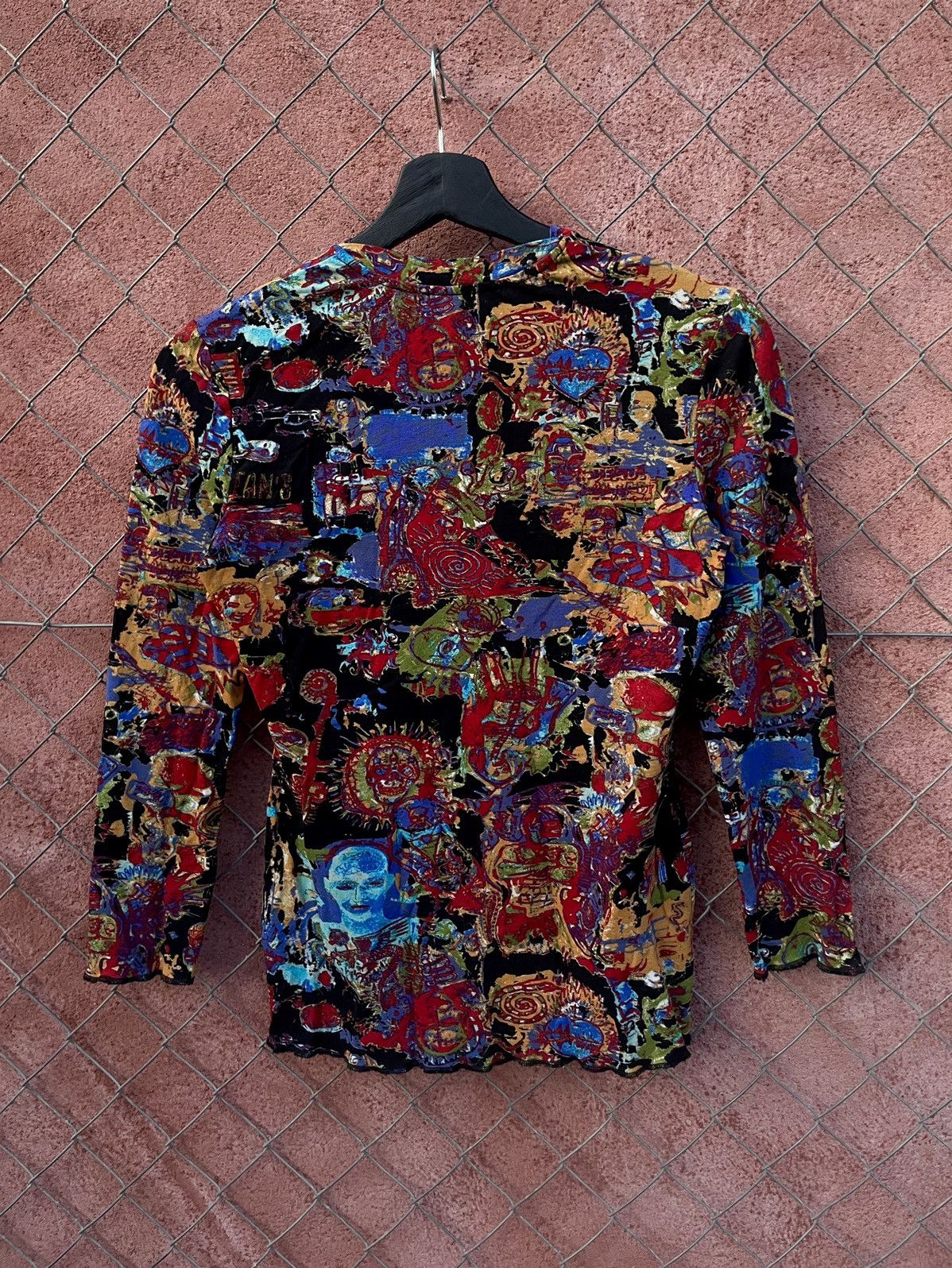 Jean Paul Gaultier SS2000 Gaultier Basquiat Mesh Top Size S / US 4 / IT 40 - 2 Thumbnail