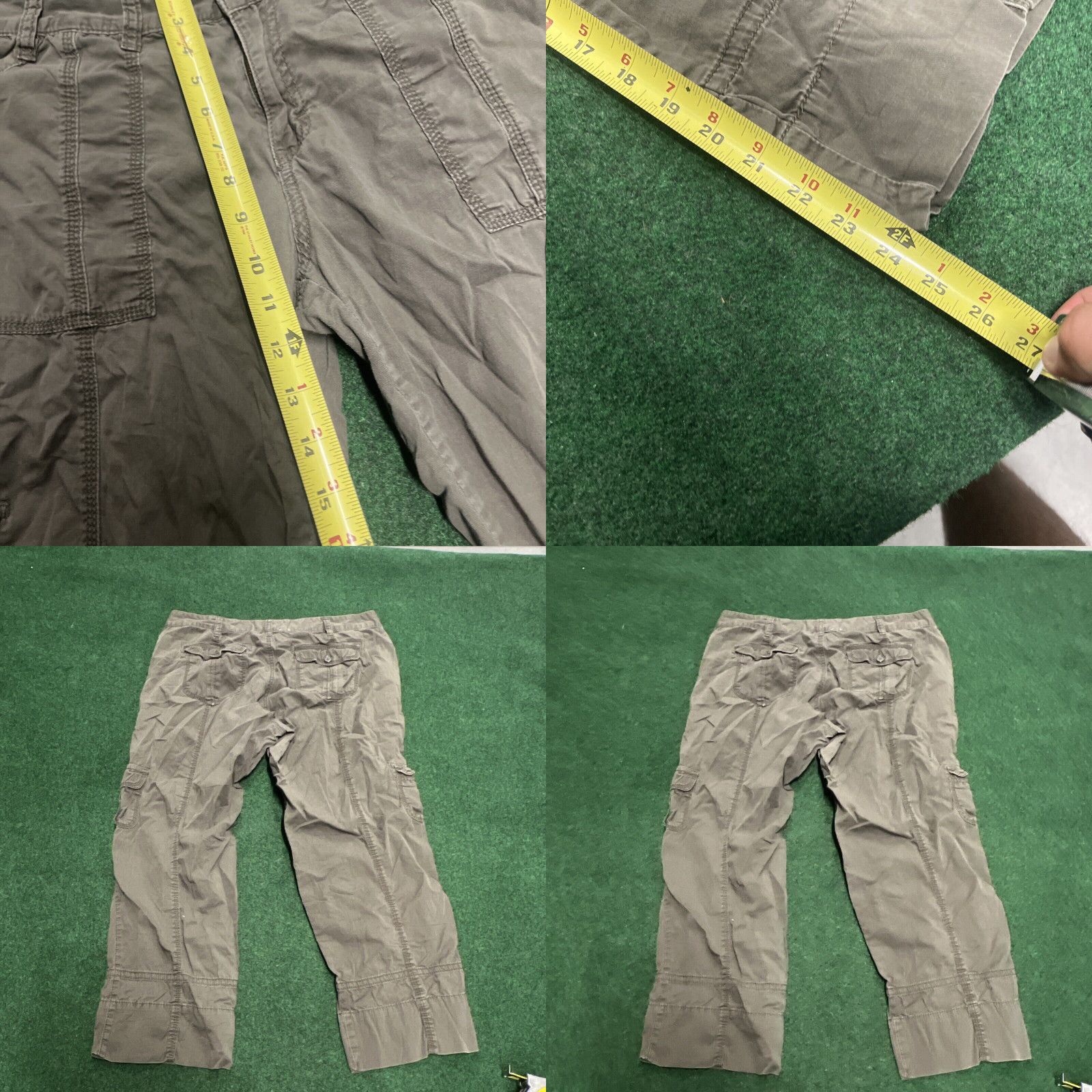 Calvin Klein Calvin Klein Capri Pants Size 14 Brown Summer Beach Outdoors Size 36" / US 14 / IT 50 - 8 Thumbnail