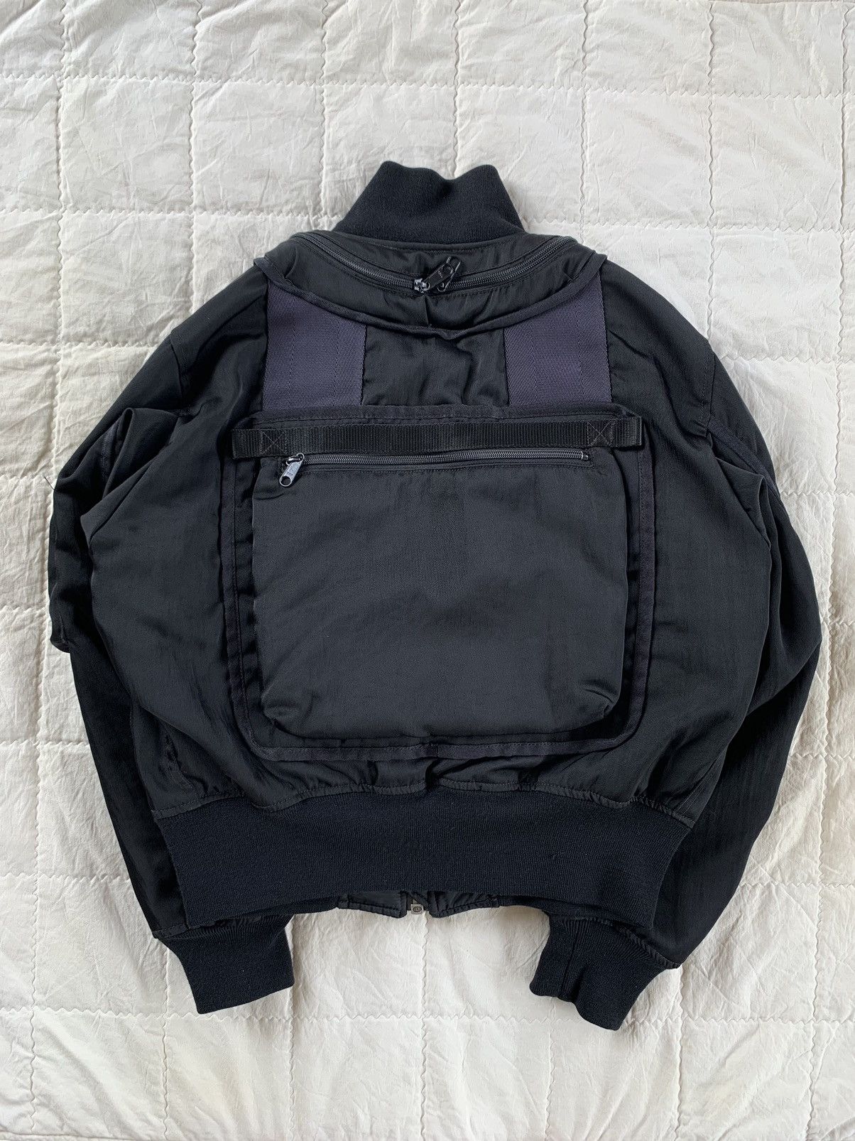 Issey Miyake AW1996 Issey Miyake Men Parachute Cargo Jacket Size US M / EU 48-50 / 2 - 2 Thumbnail