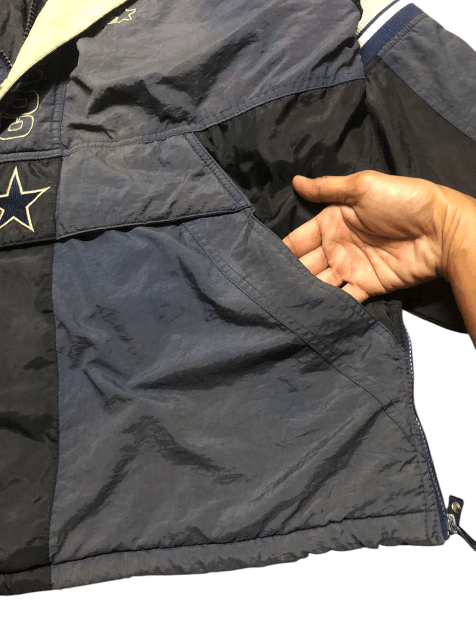 Starter Vintage Starter NFL Cowboy Anorak Jacket Sunfaded Faded Size US L / EU 52-54 / 3 - 16 Thumbnail