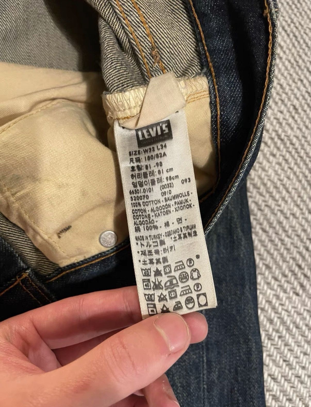 Levi's Levi's Distressed Ripped Jeans K24 Size US 34 / EU 50 - 4 Thumbnail