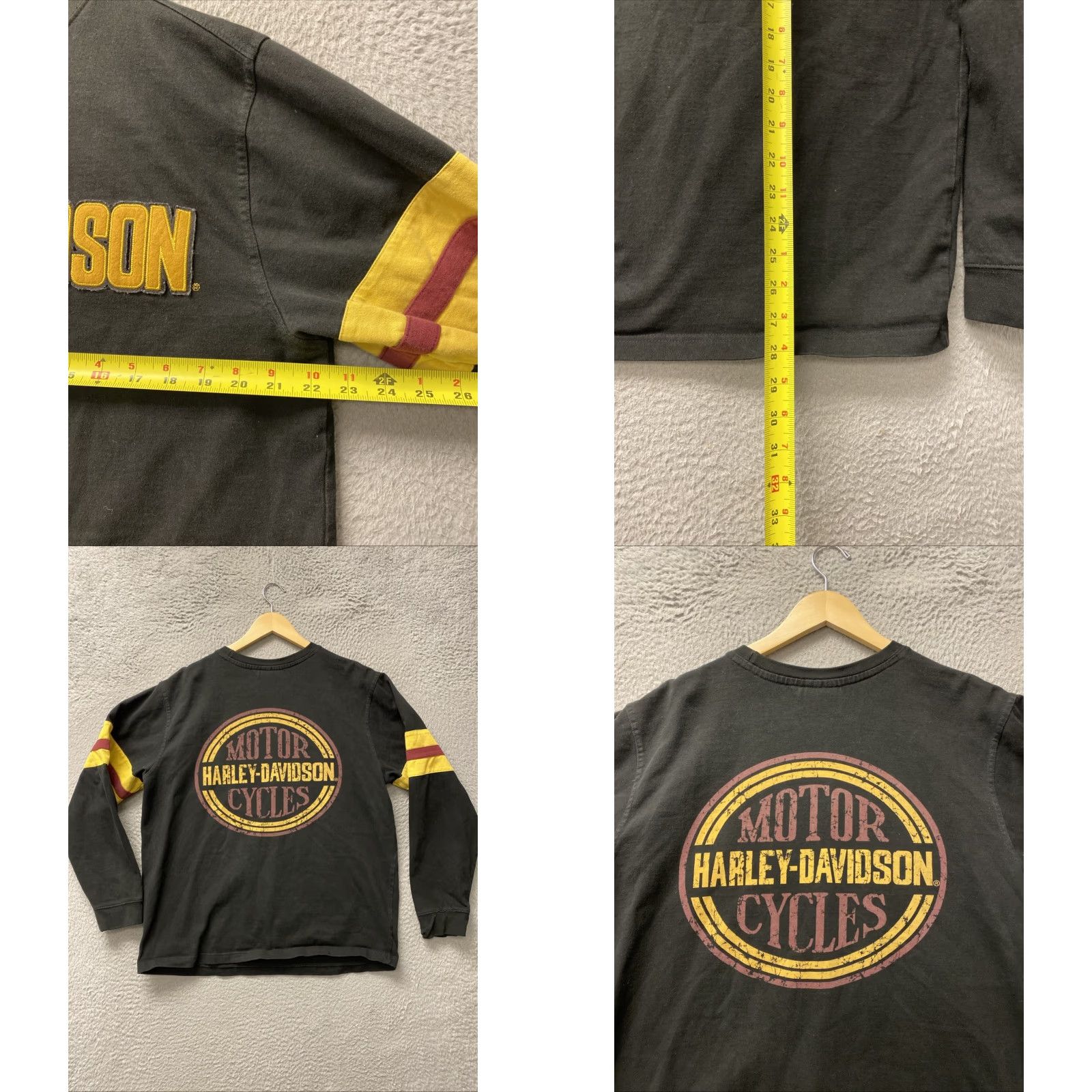 Harley Davidson HARLEY DAVIDSON BAND ARMS PULLOVER MENS L COTTON SWEATER SIZE LARGE SLIM BLACK LOGO VINTAGE 80s BIKER PULLOVER COLLARLESS COLLAR BAND ARMS Mens Size US XL / EU 56 / 4 - 8 Thumbnail