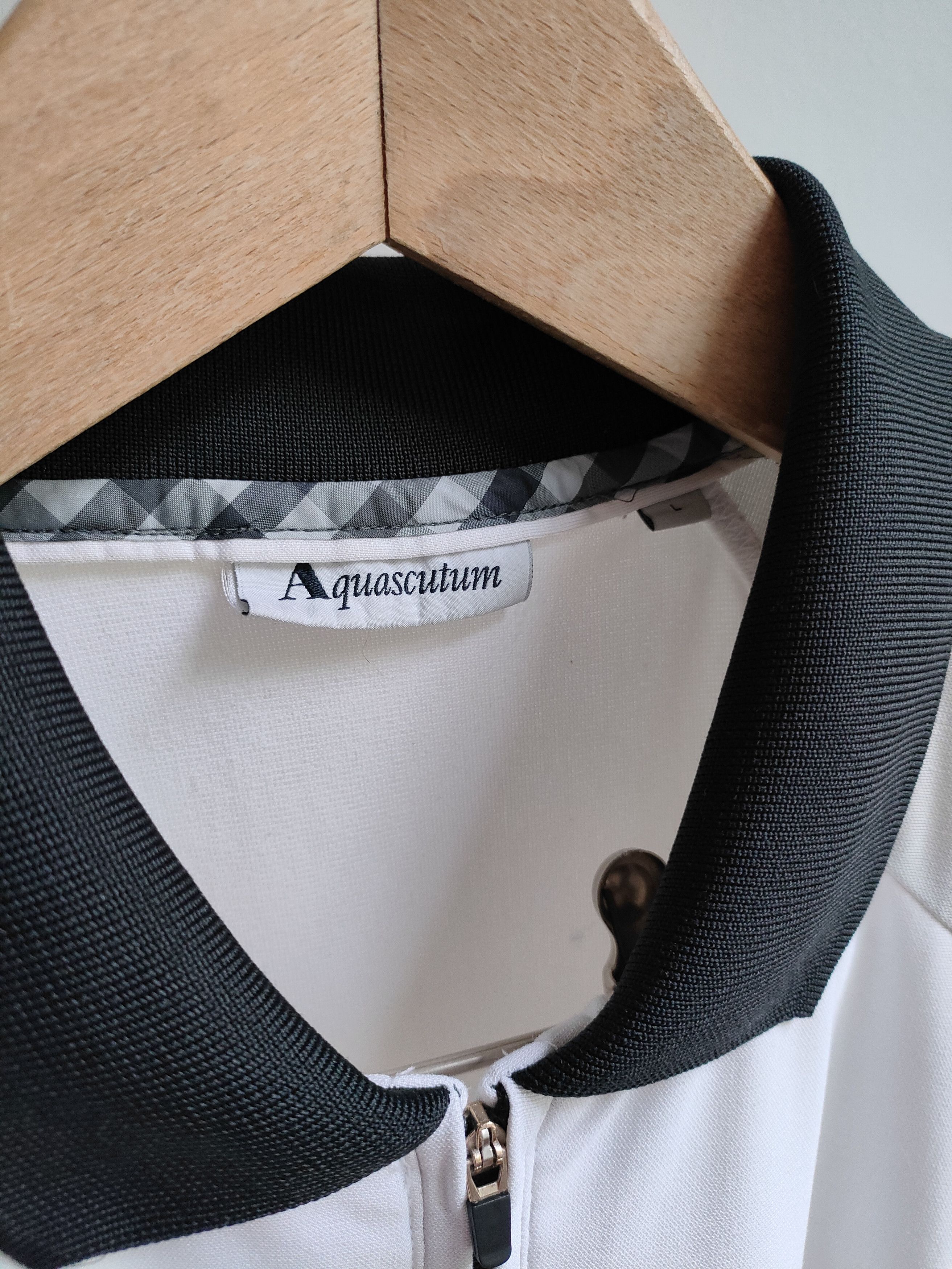 Aquascutum Aquascutum quarter zip polo shirt Size US L / EU 52-54 / 3 - 4 Thumbnail