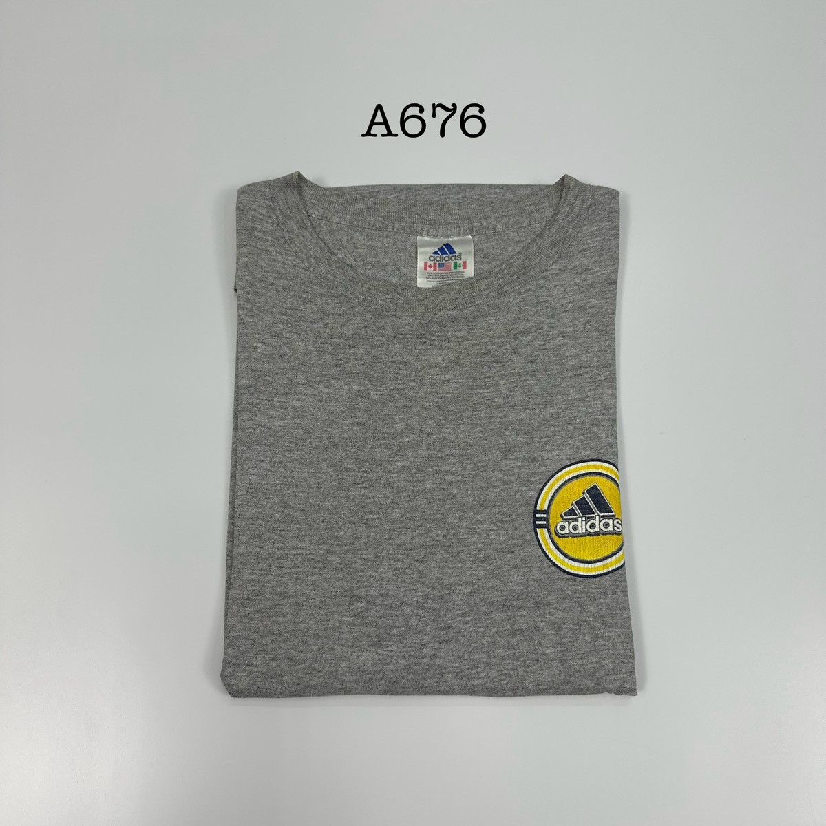 Adidas Adidas Equipment Three Lines Usa Vintage Tshirt A676 Size US M / EU 48-50 / 2 - 9 Thumbnail