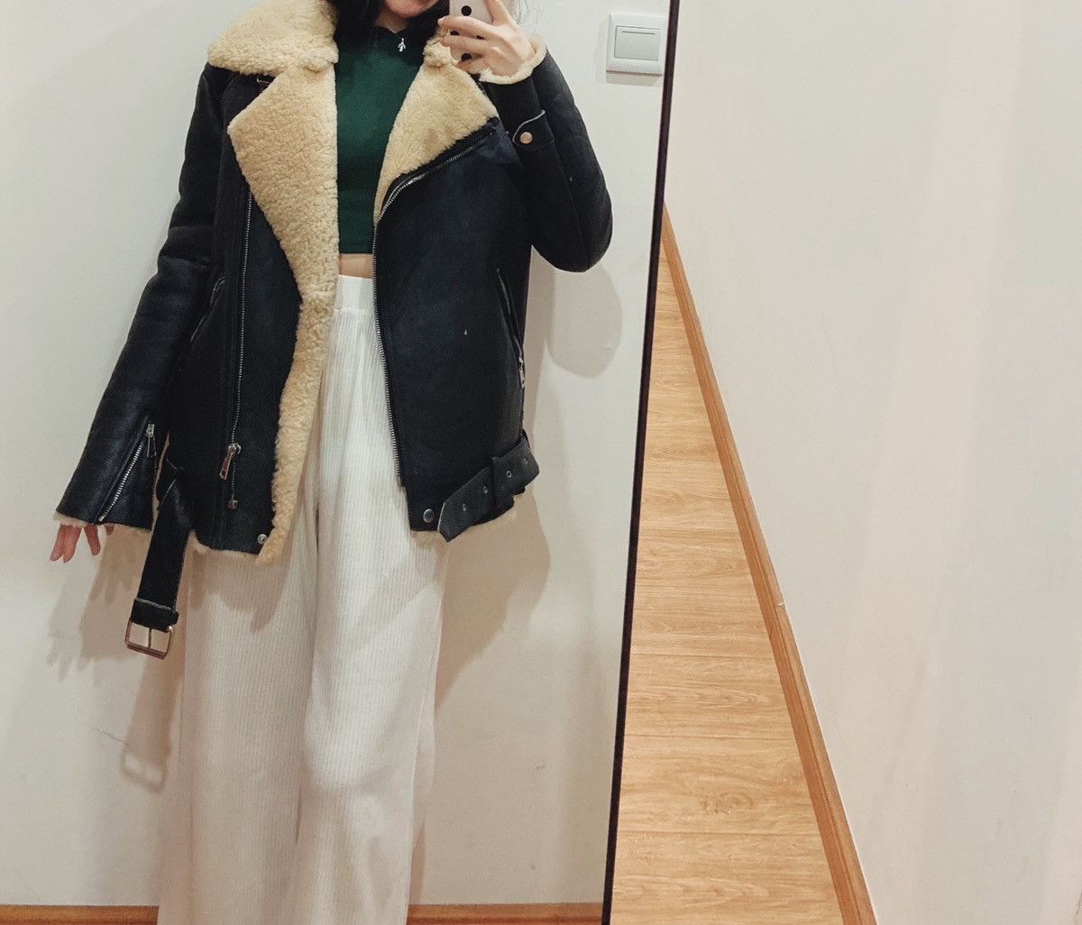 Other shearling sheepskin leather jacket Size S / US 4 / IT 40 - 2 Thumbnail
