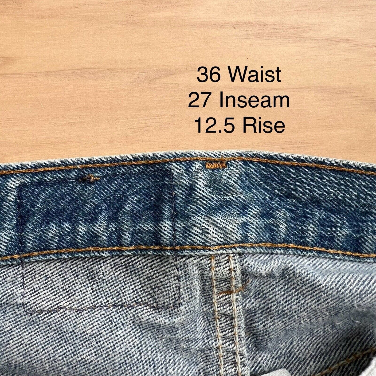 Levi's × Vintage Vintage Levis 501 Jeans 36 Blue Denim Made in USA Workwear Size US 36 / EU 52 - 7 Thumbnail