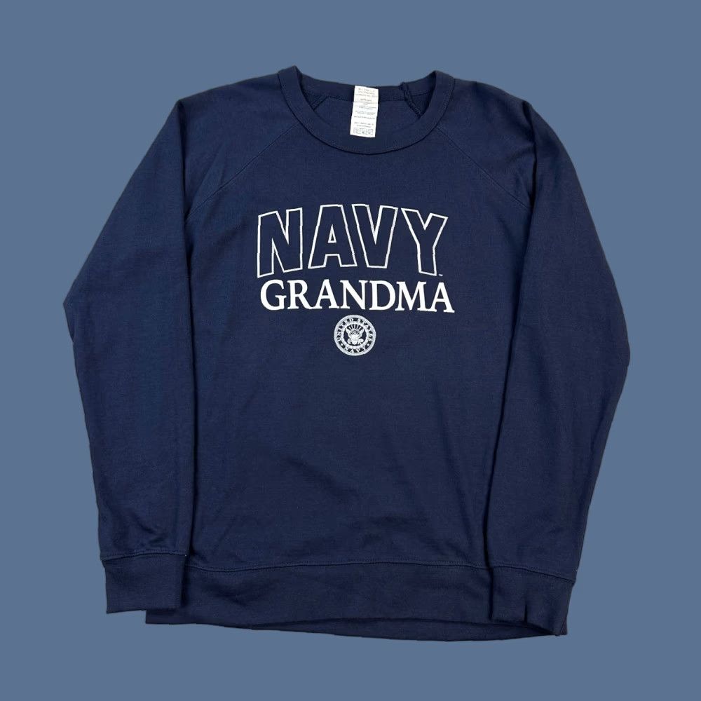 Soffe Soffe US Navy Sweatshirt NAVY Grandma Graphic Pullover NWT Women's Medium Blue Size M / US 6-8 / IT 42-44 - 1 Thumbnail