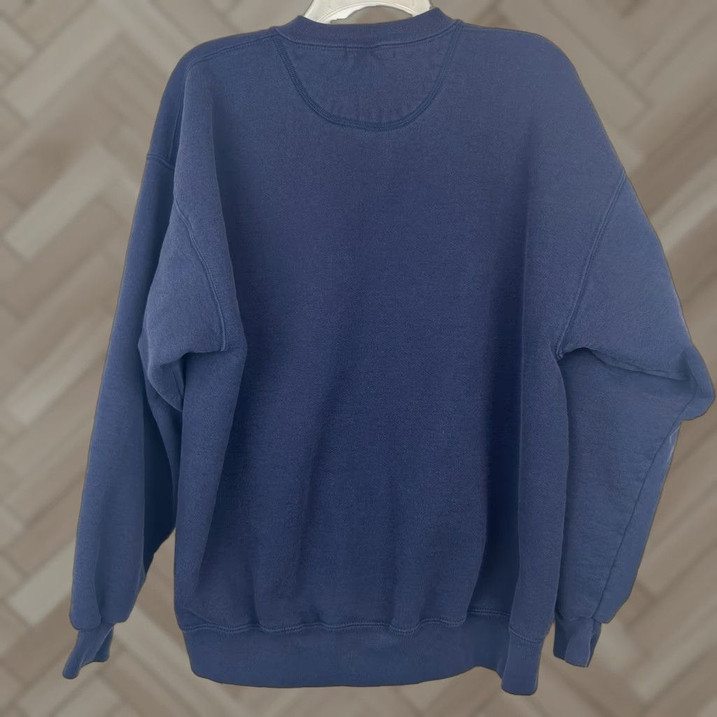 Vintage VINTAGE Mackinac Island Sweatshirt XL 90s Embroidered Crew Blue Michigan Read Men Sweatshirt Graphic Print Size US XL / EU 56 / 4 - 1 Thumbnail