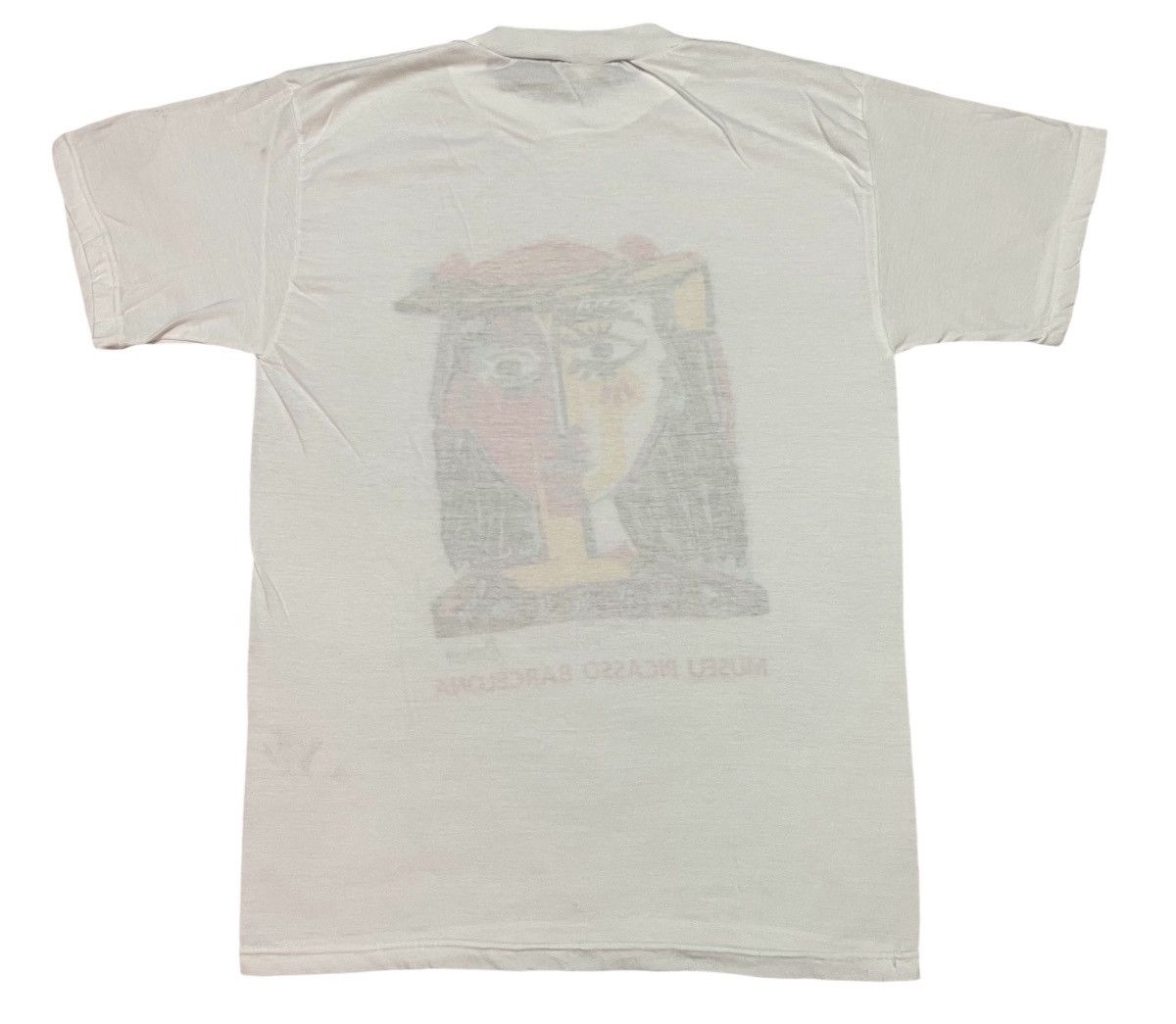Vintage 1988 PICASSO SPADEM MUSEU BARCELONA TSHIRT RARE LIKE NEW Size US XL / EU 56 / 4 - 2 Thumbnail
