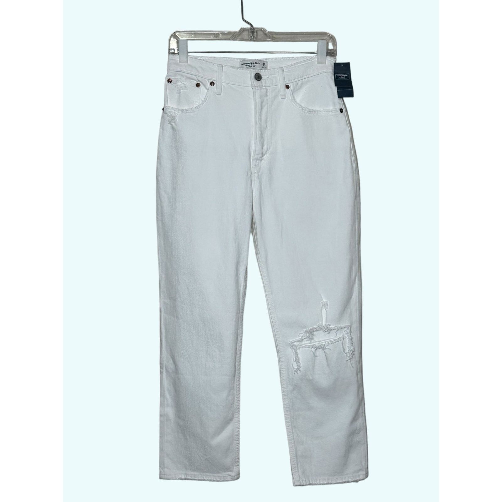 Abercrombie & Fitch Abercrombie & Fitch the ankle high rise jeans size 6 Size 28" / US 6 / IT 42 - 11 Thumbnail
