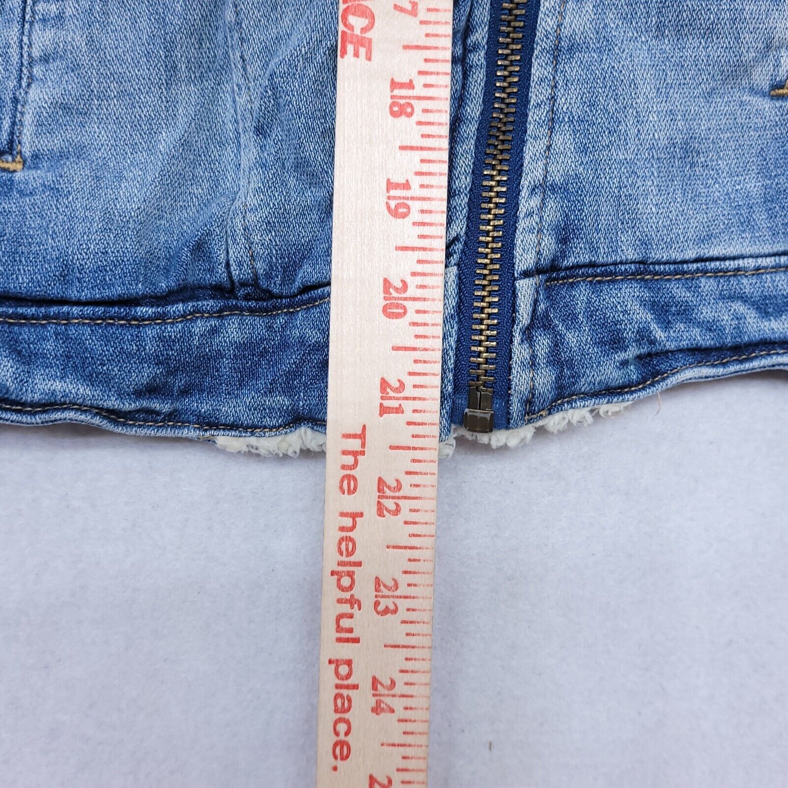 Mossimo Mossimo Casual Zip Up Denim Jean Jacket Womens Size S Blue Size S / US 4 / IT 40 - 7 Thumbnail
