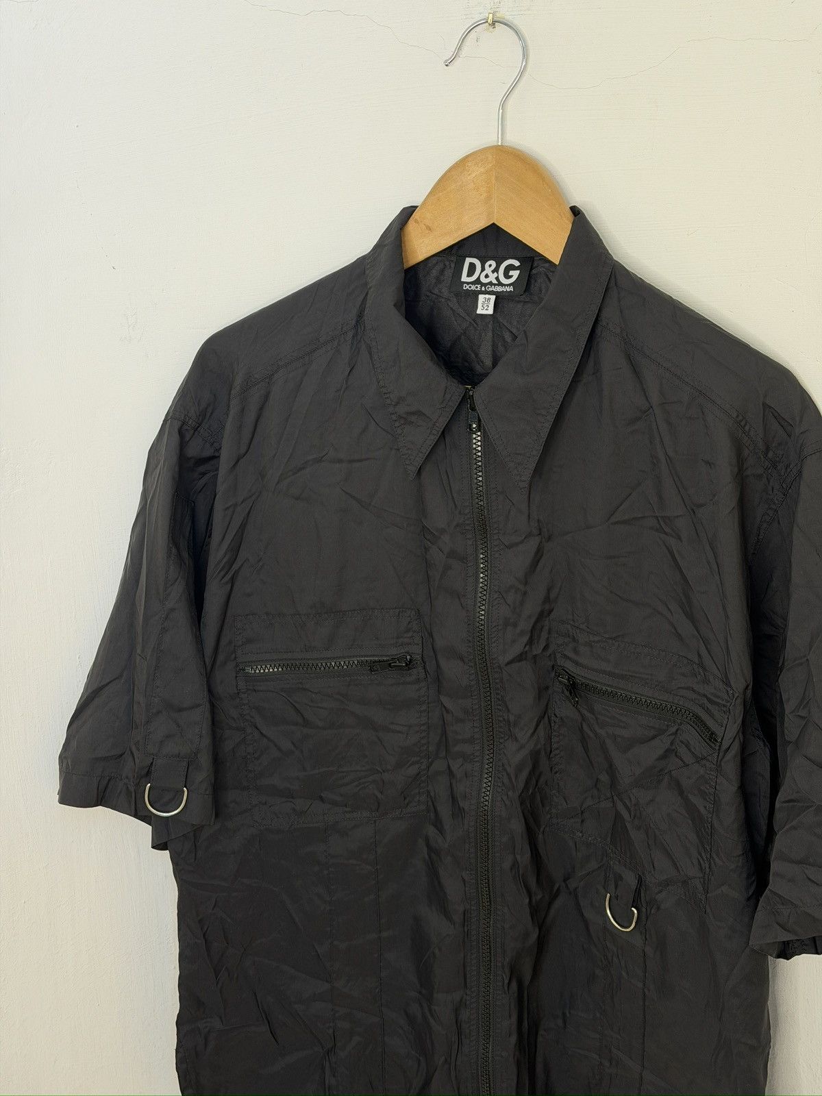 Dolce & Gabbana SS96 Archive Dolce & Gabbana Nylon Shirt Men‘s Size M Size US M / EU 48-50 / 2 - 6 Thumbnail