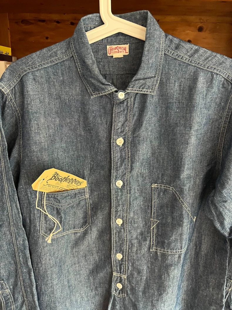 Freewheelers Freewheelers size 16 Long-sleeved workwear shirt Size US M / EU 48-50 / 2 - 7 Thumbnail