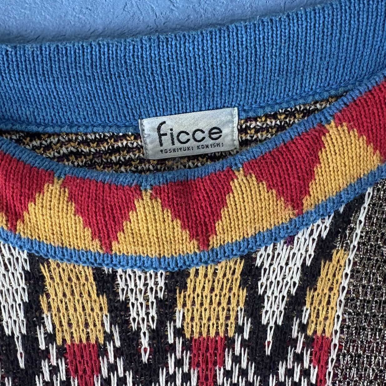 Yoshiyuki Konishi FICCE BY YOSHIYUKI KONISHI Short Sleeve Knit Size US L / EU 52-54 / 3 - 2 Thumbnail