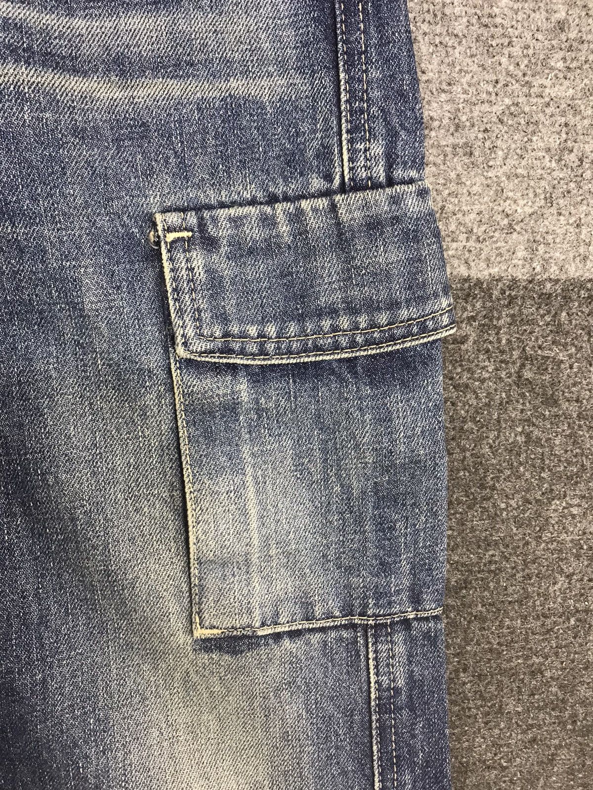 Japanese Brand DMG Japan Cargo Jeans F795 Size US 29 - 7 Thumbnail