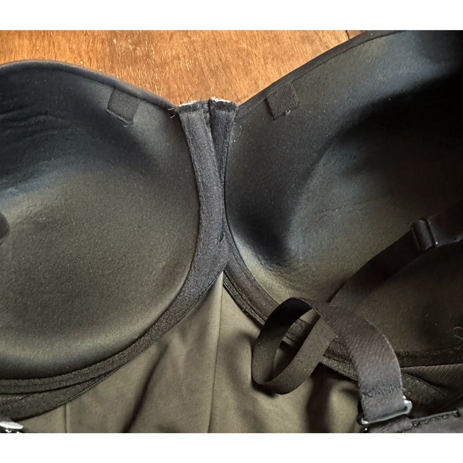 Vintage VINTAGE MAIDENFORM Bodysuit Body Shaper Firm Support Molded Cup Bra 36D NEW Black Nylon Rockabilly Girdle Womens Size M / US 6-8 / IT 42-44 - 5 Thumbnail