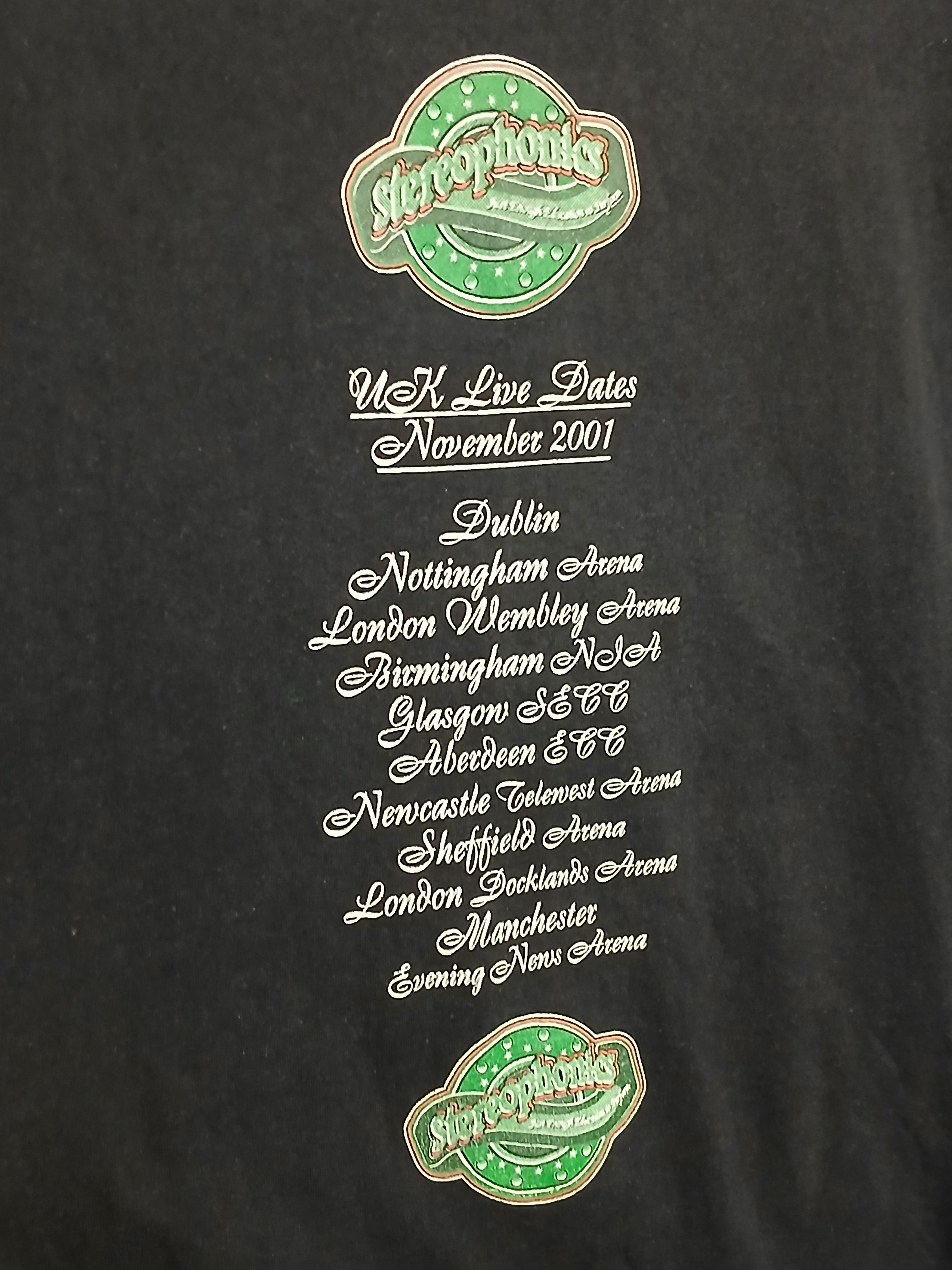 Band Tees Vintage 2001 Stereophonics Long Sleeve T-Shirt Size US L / EU 52-54 / 3 - 4 Thumbnail