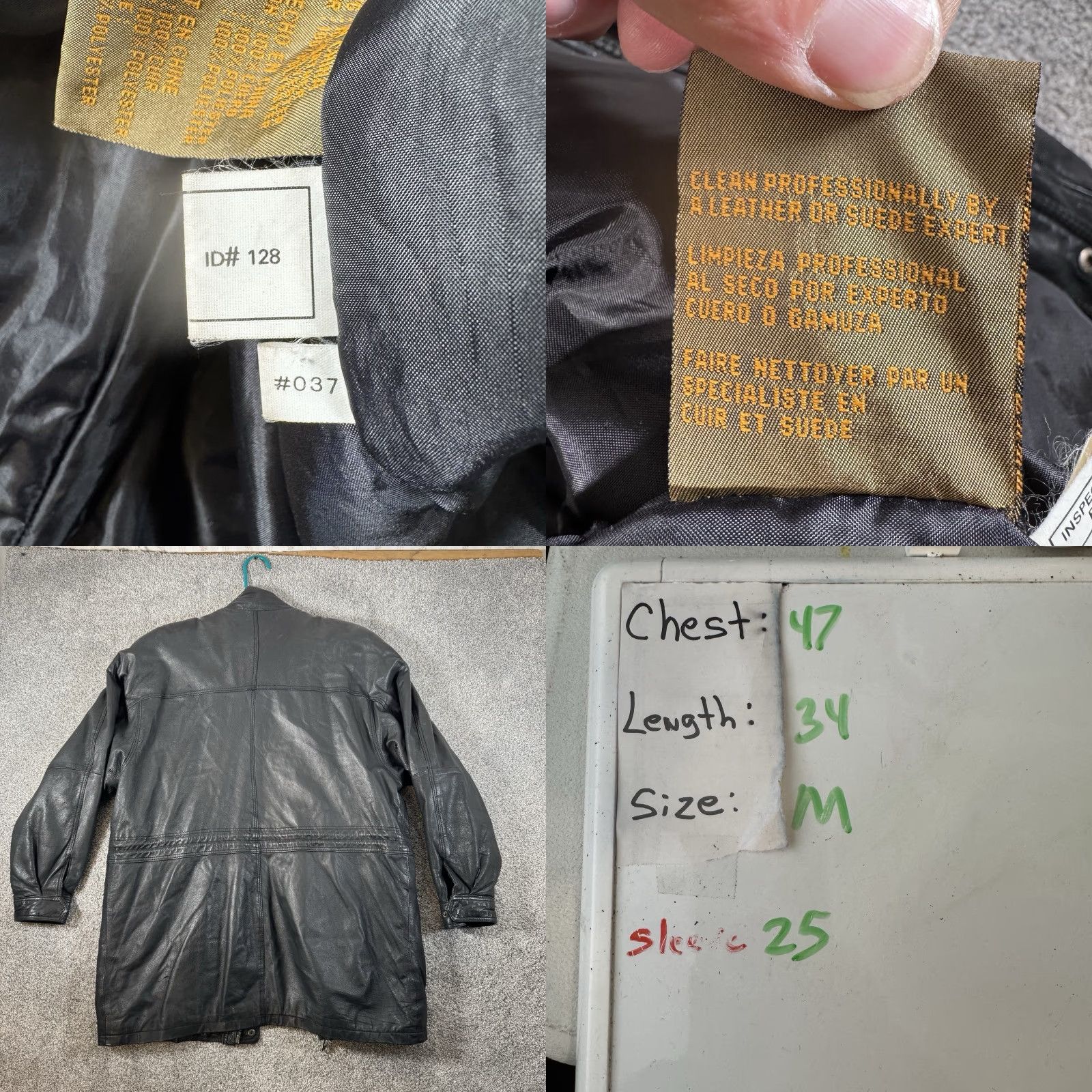 Vintage VINTAGE Colebrook Leather Field Barn Coat M Men Black 90s Y2K Overcoat Streetwear Size US M / EU 48-50 / 2 - 8 Thumbnail