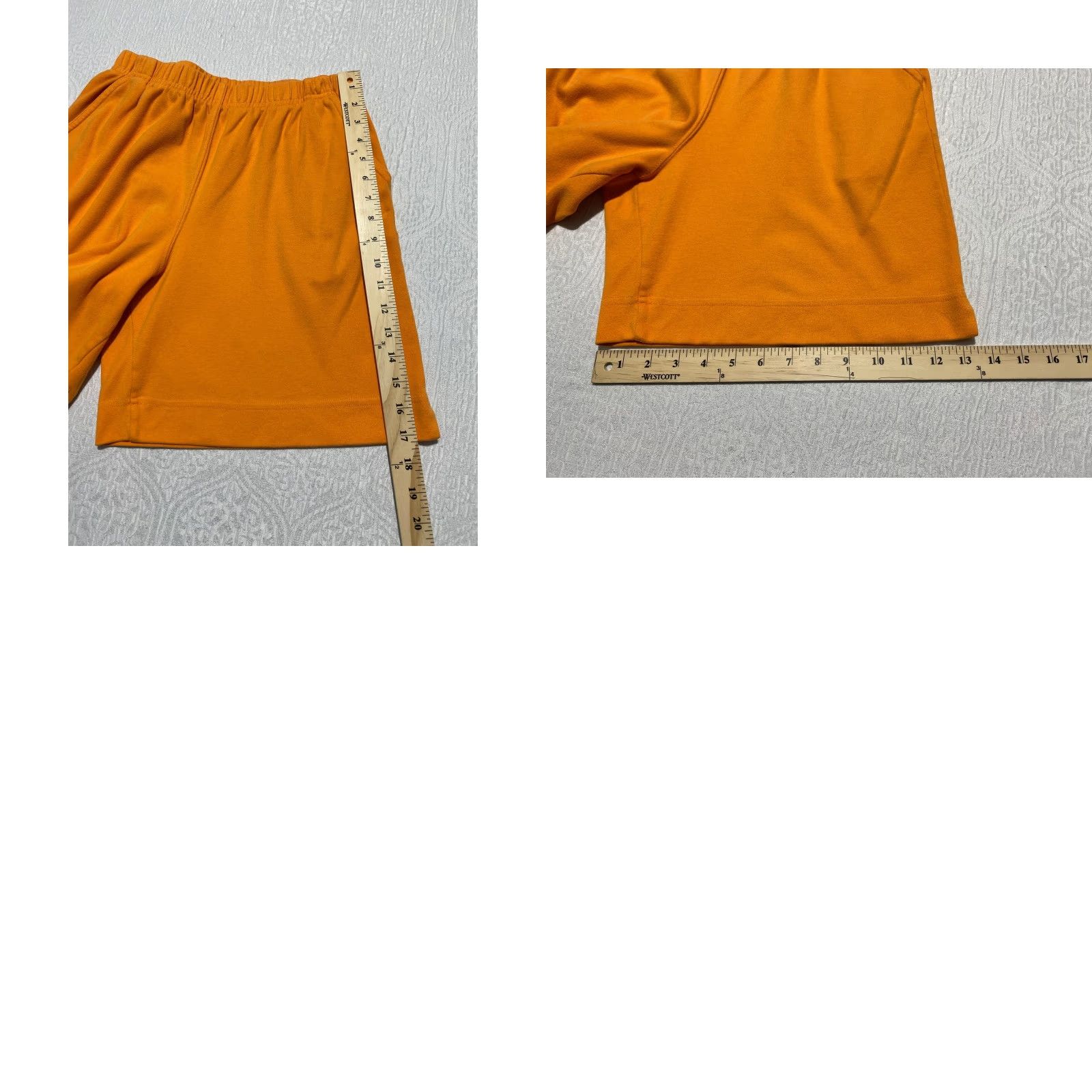 Vintage White Stag Womens Shorts Orange Competitive Terry Cloth Casual Medium Size 32" / US 10 / IT 46 - 8 Thumbnail