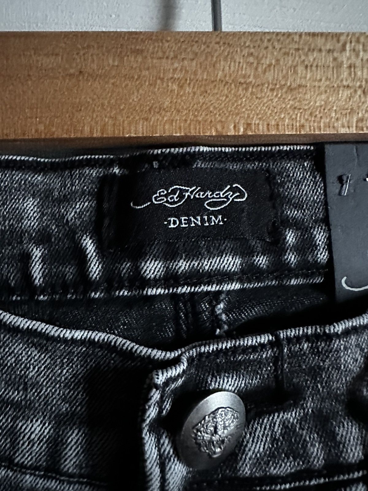 Ed Hardy Ed Hardy Tiger Outline Slim Skinny Jean Size US 30 / EU 46 - 6 Thumbnail