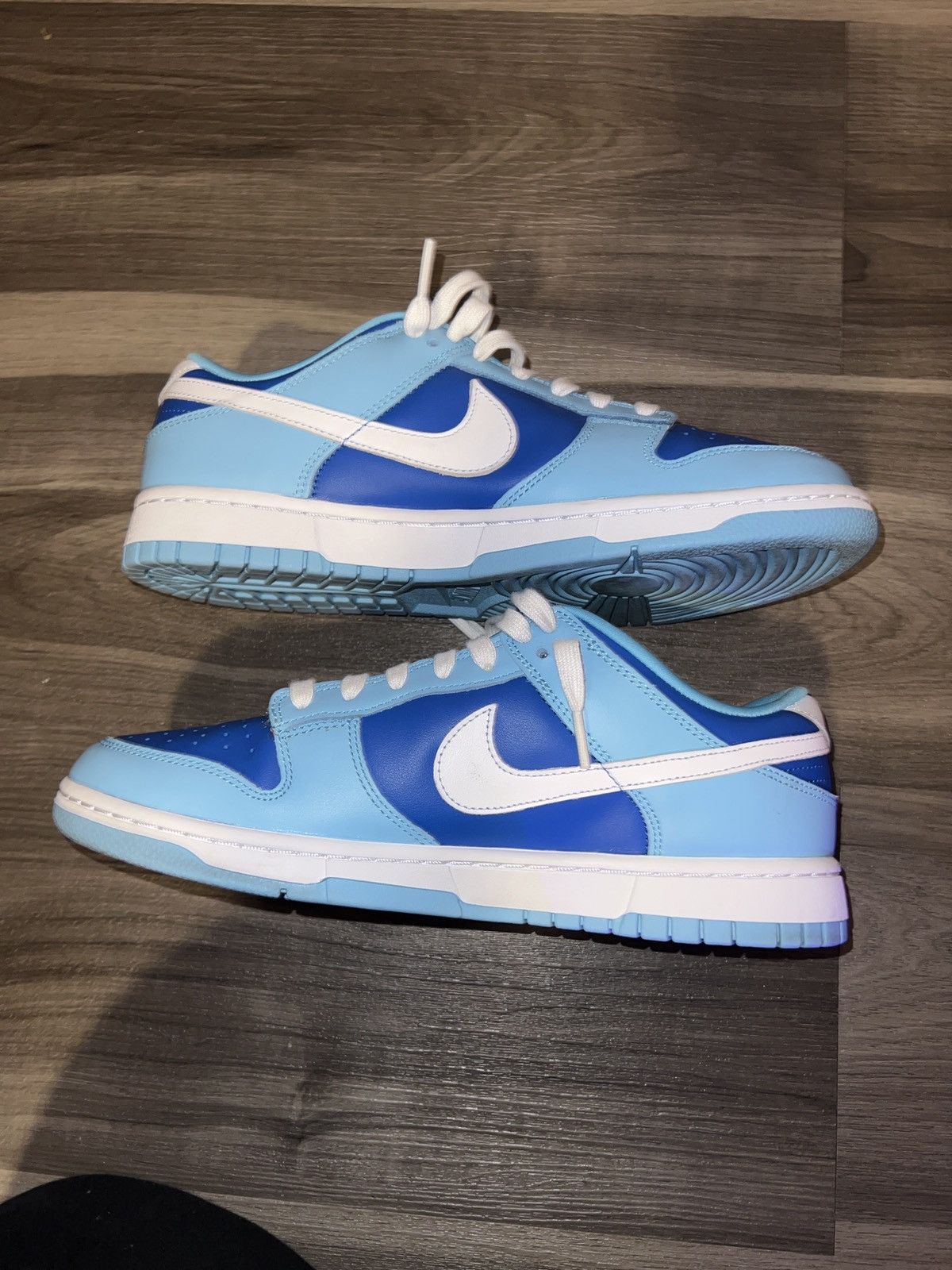 image of Nike Dunk Low Argon Shoes in Blue, Men's (Size 9)