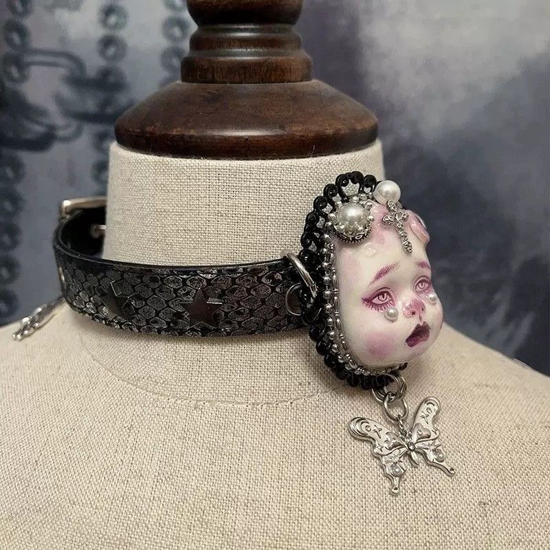 Japanese Brand × Vintage Retro punk necklace Size ONE SIZE - 4 Thumbnail