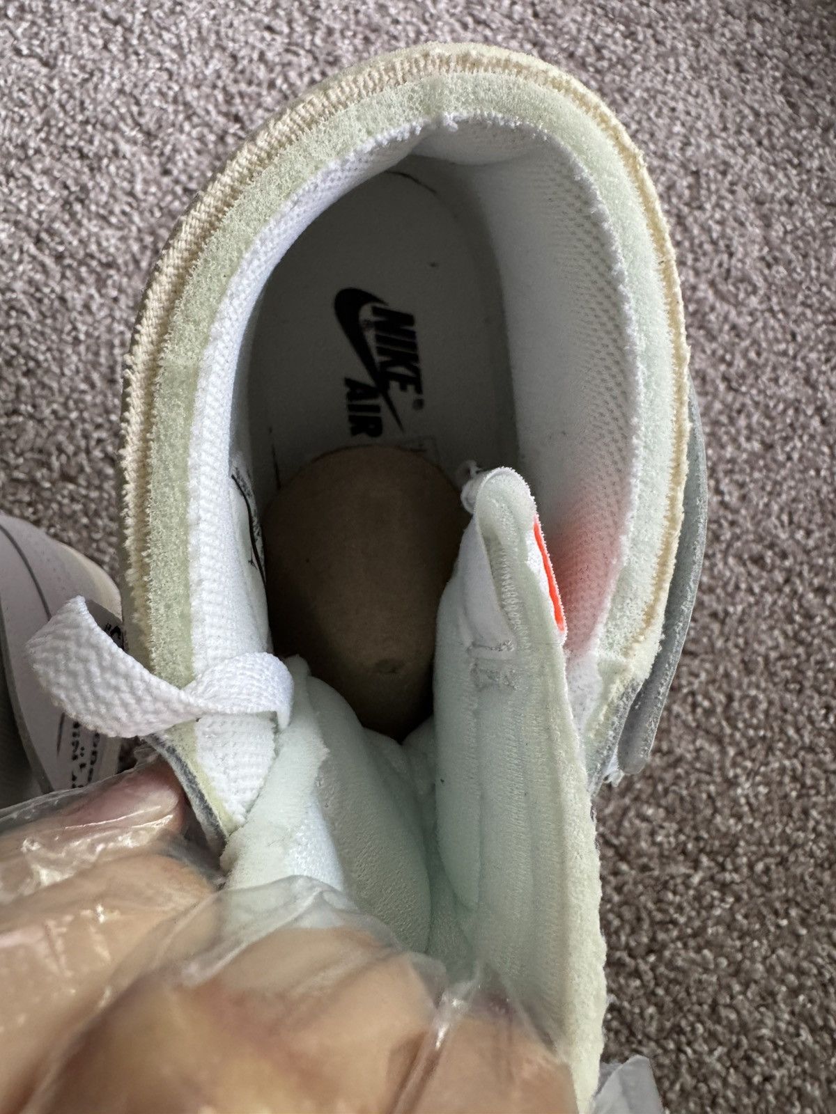 Jordan Brand × Off-White Off-White x Air Jordan 1 Euro **SOLD** Size US 11.5 / EU 44-45 - 23 Thumbnail