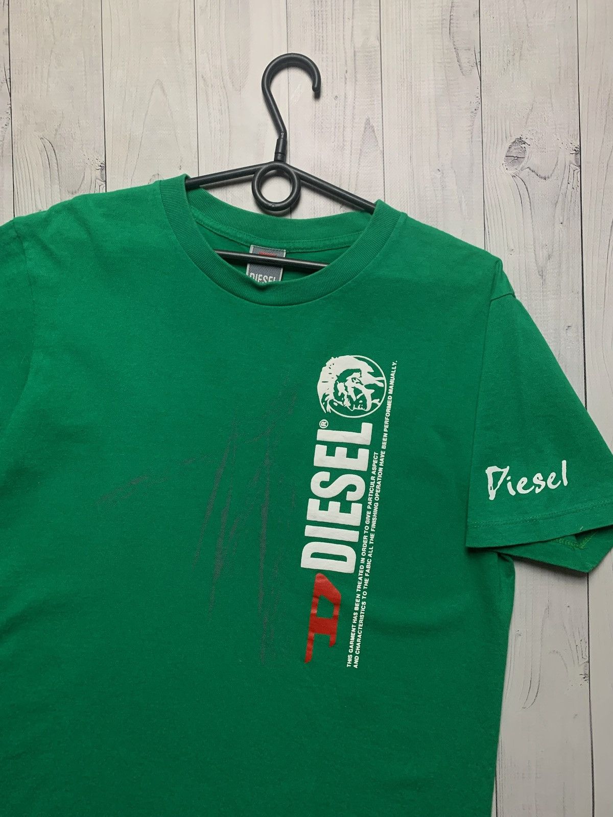 Diesel × Vintage Vintage Diesel green tee big logo size L Size US L / EU 52-54 / 3 - 3 Thumbnail