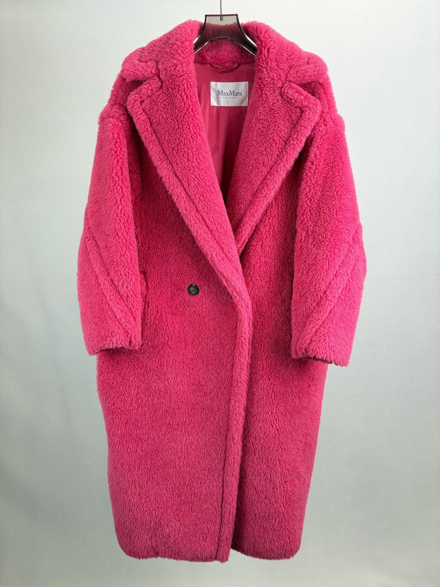 Max Mara MAXMARA Pink Teddy Bear Coat Size S / US 4 / IT 40 - 1 Thumbnail