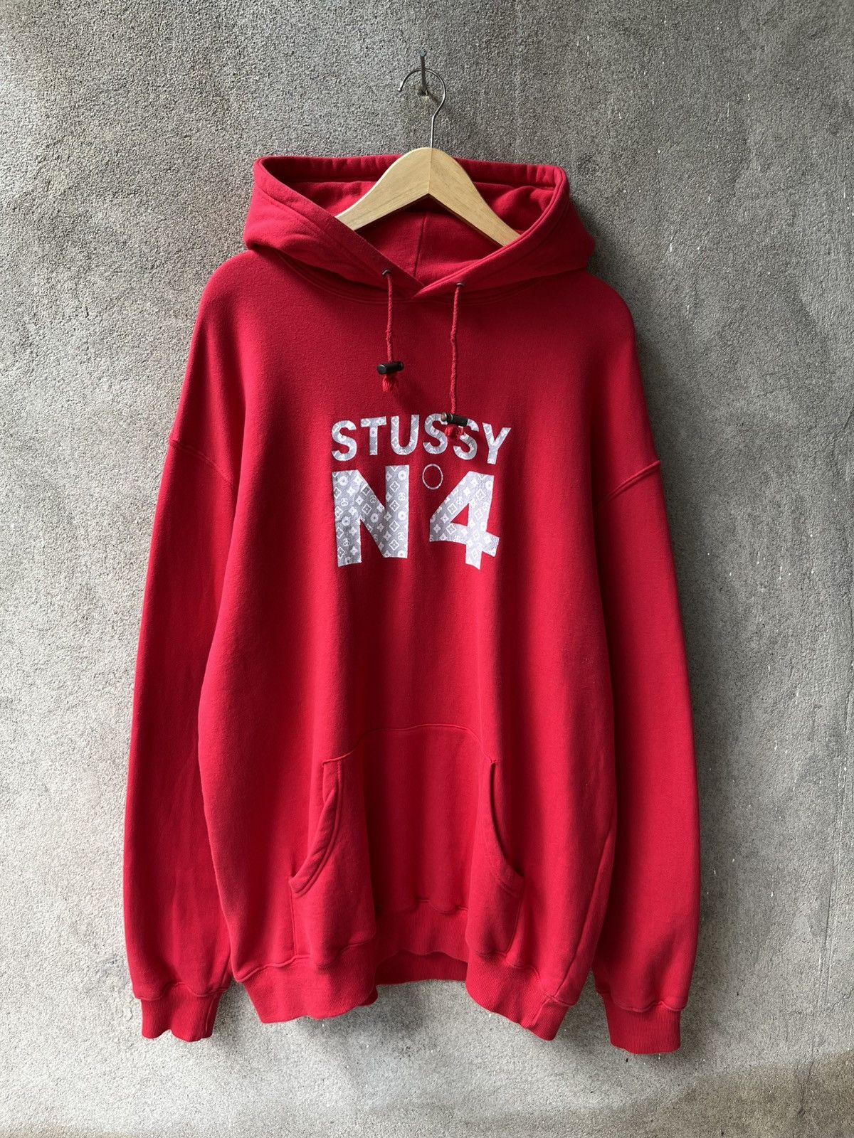 Stussy Vintage 1990s stussy parka hoodie N4 monogram Size US XL / EU 56 / 4 - 1 Thumbnail