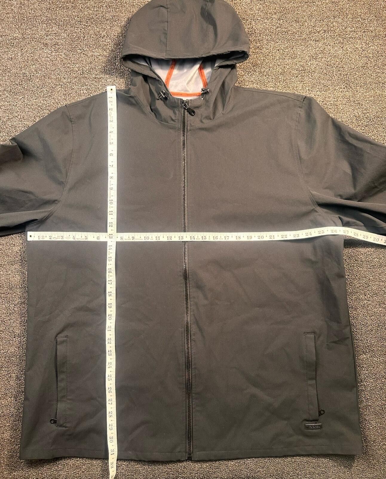 Voyage Voyager Mens 2XL Black Wind Breaker Regular Fit Size US XXL / EU 58 / 5 - 4 Thumbnail