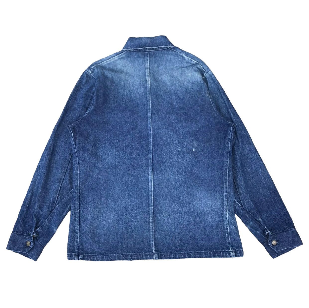 Vintage Vintage KEY IMPERIAL Denim Chore Jacket Size US L / EU 52-54 / 3 - 2 Thumbnail