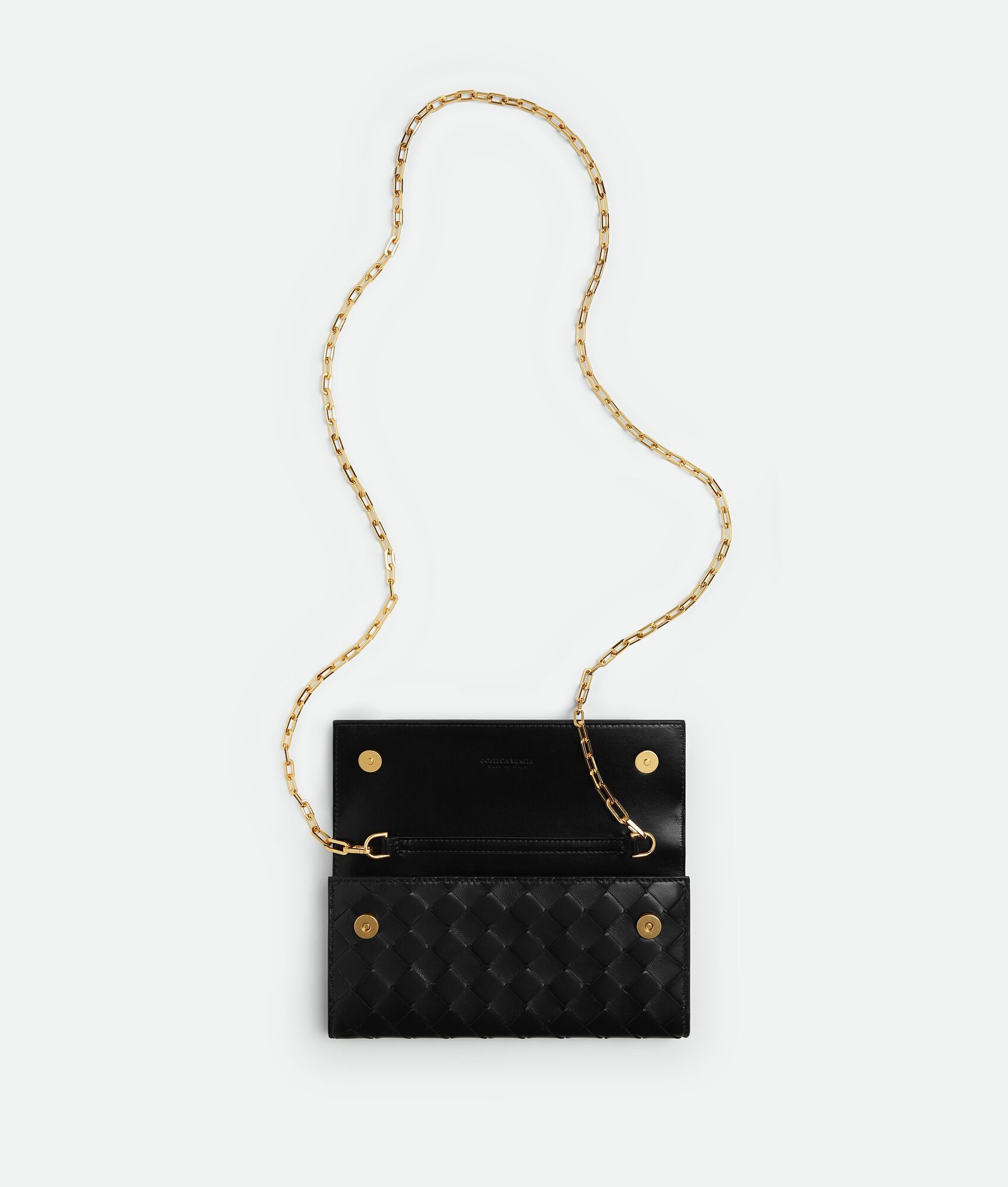 Bottega Veneta o1n1vont0125 Size: OS / Intrecciato Wallet On Chain Black Size ONE SIZE - 2 Thumbnail