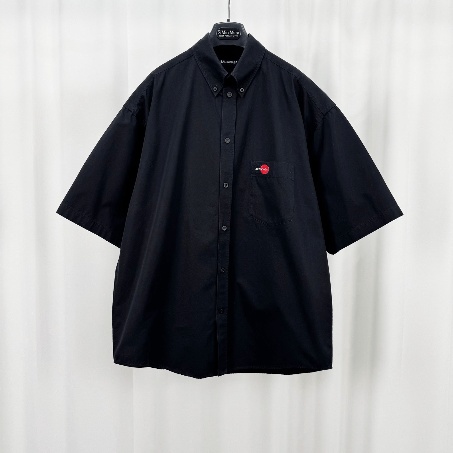 Balenciaga Balenciaga Mastercard Embroidery Short-Sleeve Shirt Size M / US 6-8 / IT 42-44 - 1 Thumbnail